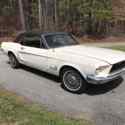 1968 Ford Mustang White RWD Automatic