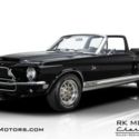 1968 Ford Shelby Mustang GT500  Raven Black Convertible 428 Cobra Jet V8 4 Speed