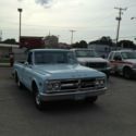 1968 GMC Blue pickup truck