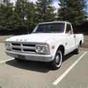 1968 GMC Sierra Pickup White RWD Manual