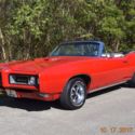 1968 GTO CONVERTIBLE 400 AUTO PS PDB ALL NUMBERS MATCHING BEAUTIFUL SOLAR RED