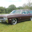 1968 IMPALA STATION WAGON - 6 PASSENGER - CHEVY - CHEVROLET - PATINA - HOT ROD