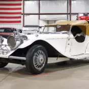 1968 Jaguar SS100 (Replica)  12478 Miles White Coupe 4 Cyl