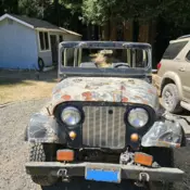 1968 Jeep CJ-5 V6 rebuilt Motor, Transmission, Rear End 4 Speed Gear Box 1