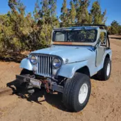 1968 Jeep CJ Blue