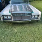 1968 Lincoln Continental Coupe White