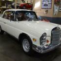 1968 Mercedes Benz 250 SE Sunroof Coupe, Ivory over Cognac, Automatic