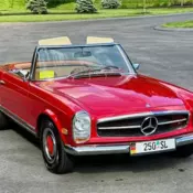 1968 Mercedes-Benz 250SL Pagoda  Red  12,561 Miles