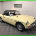 1968 MGB ROADSTER. PRIMROSE W/ BLACK. OVERDRIVE. WIRES. NICELY RESTORED.