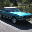 1968 MUSTANG &#034; BEAUTIFUL RARE GULF STREAM AQUA&#034; FACTOR COLOR