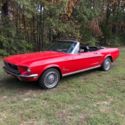 1968 MUSTANG CONVERTiBLE 289 V8 Auto Power Steering Red Restore or Drive