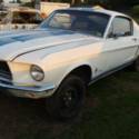 1968 mustang fastback with Arkansas title NO RESERVE BID TO WIN