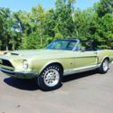 1968 Mustang Shelby GT-350 Convertible, Lime Gold, Factory A/C, Rare 1 0f 6