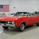 1968 Oldsmobile Cutlass Convertible 0 Red Convertible 350ci Rocket V8 Automatic