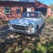 1968 Peugeot 404 Sedan White