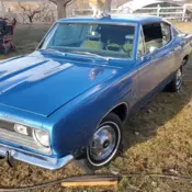 1968 Plymouth Barracuda Blue