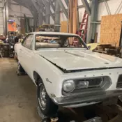 1968 Plymouth Barracuda Sedan White