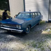 1968 Plymouth Belvedere Wagon Blue Belvedere
