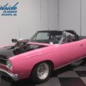 1968 Plymouth GTX Prostreet 79446 Miles Pink Convertible 500 V8 Automatic