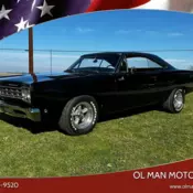 1968 Plymouth Roadrunner 426 Hemi 2 Dr Hardtop ROAD RUNNER 33,180 Miles Black Co