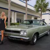1968 Plymouth Sport 383 # Matching Bucket seats Console GTX Clone