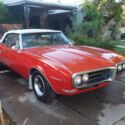 1968 Pontiac Firebird convertible 4.1l straight six, manual 3 speed