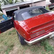 1968 Pontiac Firebird Convertible Red 400 4 speed