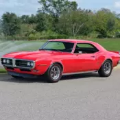 1968 Pontiac Firebird Restored Red