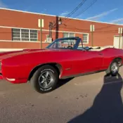 1968 Pontiac GTO  4-speed and cold A/C 20,828 Miles Red