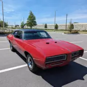 1968 Pontiac GTO, 53K ACTUAL MILES ON TITLE, A/C, Hurst His/Hers Shifter