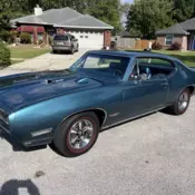 1968 Pontiac GTO Coupe Blue