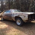 1968 Pontiac GTO Flambeau Burgandy Black Interior Highly Optioned Parts Car