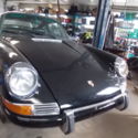 1968 Porsche 912 coupe, black, runs and drives needs restoration work