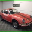 1968 PORSCHE 912 COUPE. RED / BLACK 5-SPEED. VERY ORIGINAL CAR FOR RESTORATION.