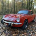 1968 Triumph GT6 plus  Roto-flex and Overdrive. Red RWD Manual