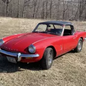 1968 Triumph Spitfire Red