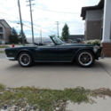1968 Triumph TR 250 with Overdrive. Beautiful Example BRG