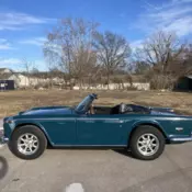 1968 Triumph TR250 Convertible Blue Valencia