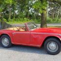 1968 Triumph TR250 roadster, no title, working electric vehicle conversion. Prop