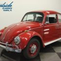 1968 Volkswagen Beetle  25029 Miles Garnet Red Coupe 1500 CC 4 Speed Manual
