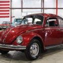 1968 Volkswagen Beetle  3389 Miles Red Coupe 4 Cylinder Manual