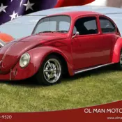 1968 Volkswagen Beetle Bug hot rod classic car 37,024 Miles Red with Dark Red Fl