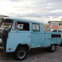 1968 volkswagen dbl cab bus. rare double cab bay window sold as is needs restora