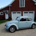 1968 VW BUG  46,212 Miles BLUE COUPE 1600 Manual - CHECK OUT LIVE VIDEO TOUR