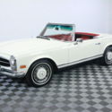1968 White ORIGINAL SPEC WHITE ON RED CLEAN!