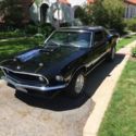 1969 428 CobraJet Mustang R code. Black on black. 1,000 miles since restoration.