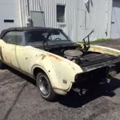 1969 69 Oldsmobile Olds 442 Convertible Bench Seat 4 Speed Project Car