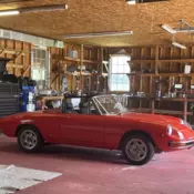 1969 Alfa Romeo 1750 Spider Duetto Convertible Red