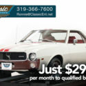 1969 AMC AMX 390 V8 4 Speed Manual Nicely Done Restoration