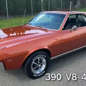 1969 AMC AMX 390CI/315HP 4/SPEED POSITRACTION EXCELLENT